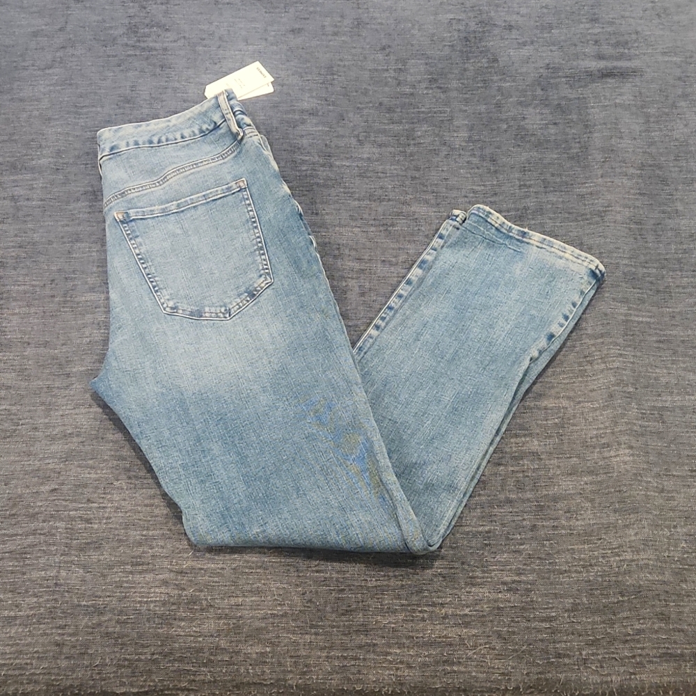 *NEW* Express Womens Flexx Jeans 90s Slim High Rise Sz L